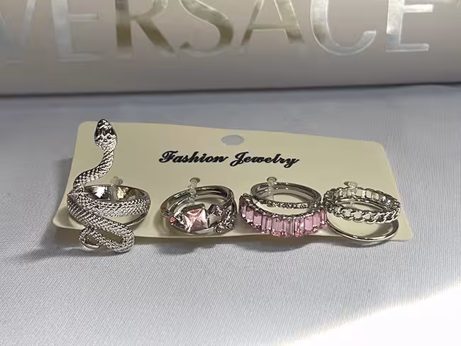 پک انگشتر ماری و جواهر