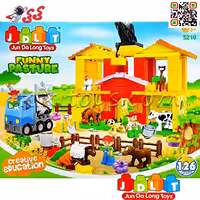 لگو دوپلو مزرعه پیرمرد مهربون اسباب بازی کودک قطعه درشت JDLT 5210