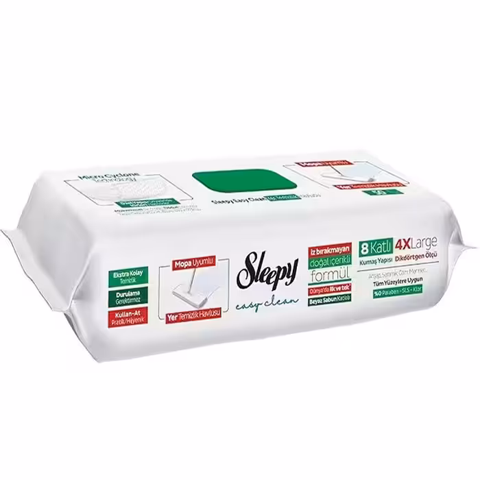 دستمال مرطوب طی اسلیپی Sleepy بسته 50 عددی