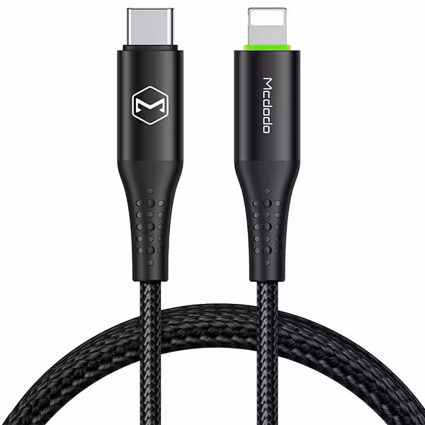 کابل تبدیل USB-C به لایتنینگ مک دودو مدل Auto Power Off CA-7360-M01 طول 1.2 متر