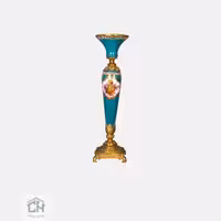 شمعدان دکوری پایه برنز گلدکیش مدل GK6028