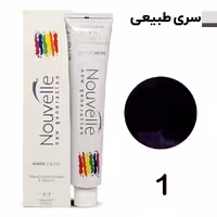 رنگ مو مشکی نوول سری طبیعی شماره 1