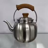 کتری بیستون 3.5 لیتری مات دستگیره طرح چوب کد 4010 تی جی اچ TGH