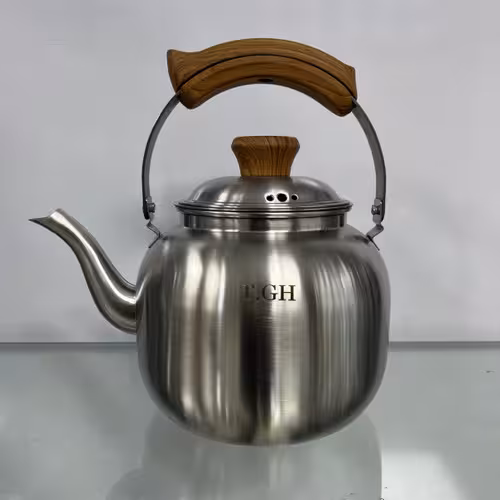 کتری بیستون 3.5 لیتری مات دستگیره طرح چوب کد 4010 تی جی اچ TGH