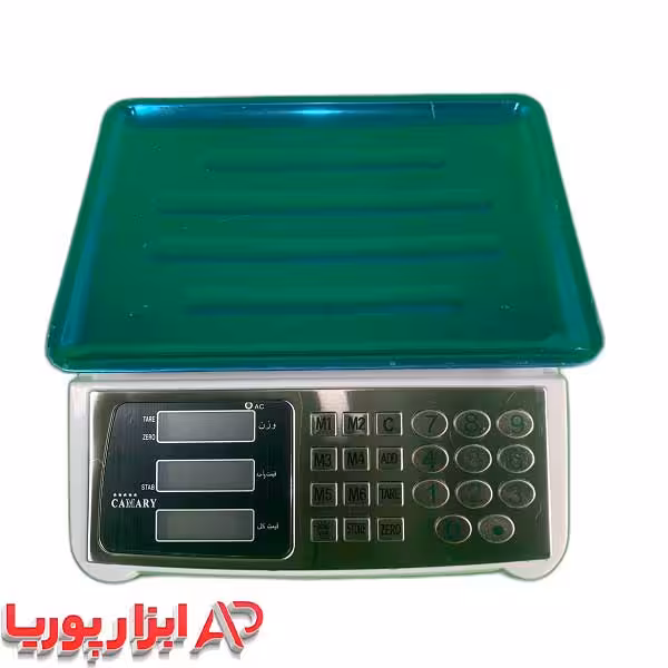 ترازو 40 کیلویی محک دکمه استیل 6 رقمی