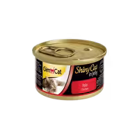 کنسرو گربه بالغ مدل Shiny مرغ در ژله برند Gim Cat جیم کت 70 گرمی