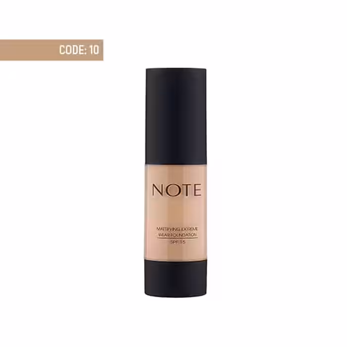 کرم پودر پمپی مات اکستریم کد 10 مناسب پوست چرب نوت 35 میلی لیتر Note