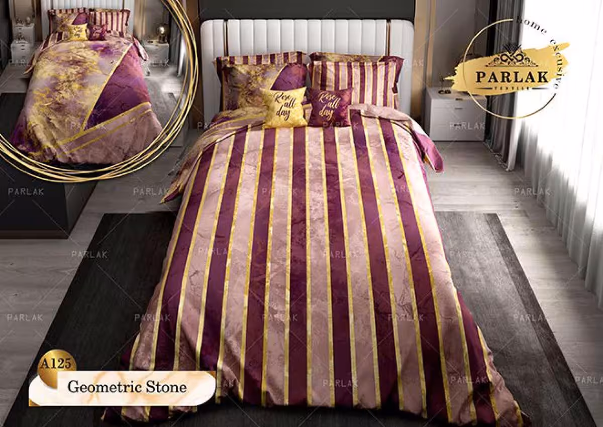روتختی طرح سنگ هندسی دونفره برند پارلاک کد A125