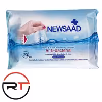 دستمال مرطوب آنتی باکتریال نیوساد بالشتی جیبی