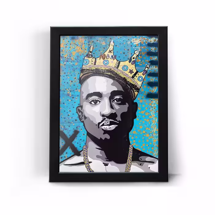 تابلو قاب Tupac Shakur
