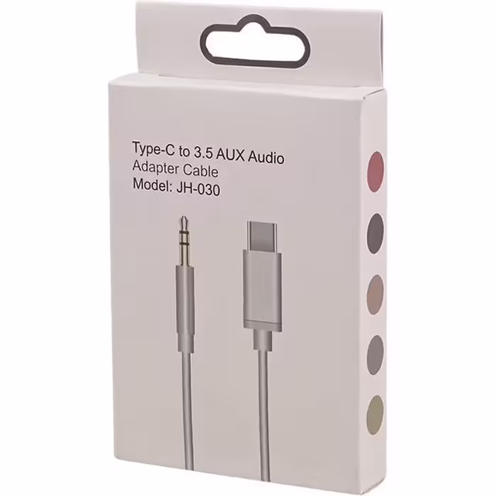 کابل تبدیل USB-C به AUX، طول 1 متر، مدل JH-030
