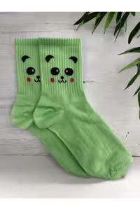 جوراب سبز مردانه و زنانه تنیس کالج 6 الگوی Forever