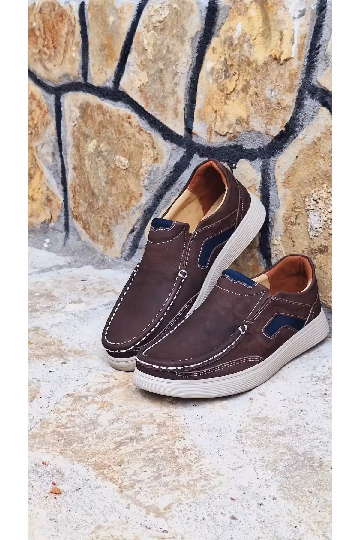 کفش مردانه روزانه چرمی نوبوک – 694