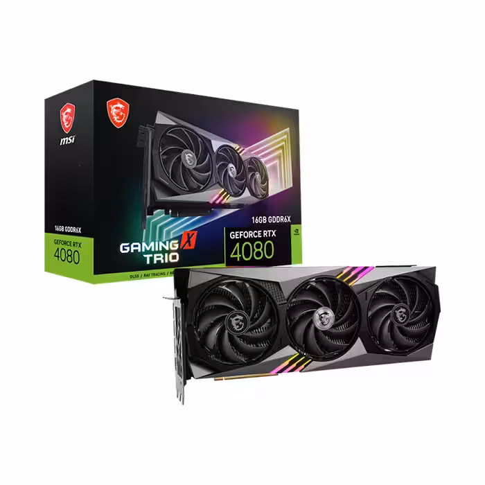 کارت گرافیک ام اس آی GeForce RTX 4080 GAMING X TRIO 16GB