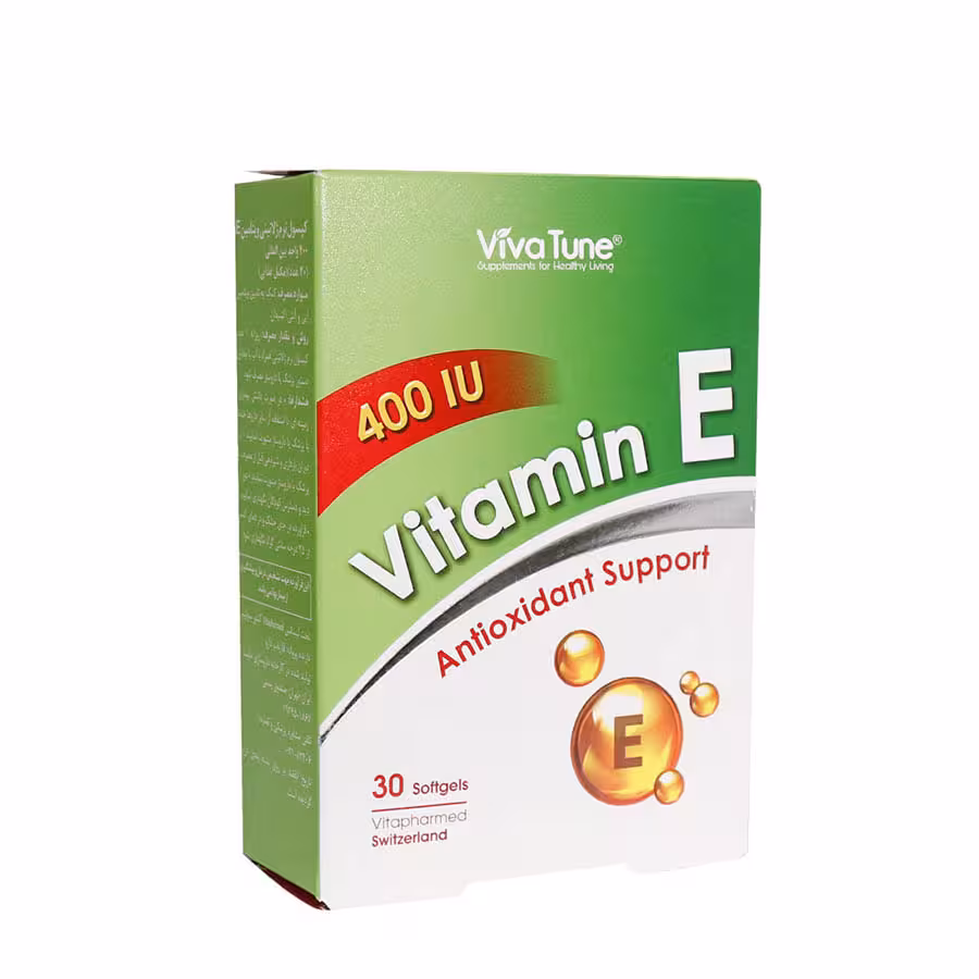 کپسول نرم ژلاتینی ویتامین E 400 واحد ویواتیون 30 عدد