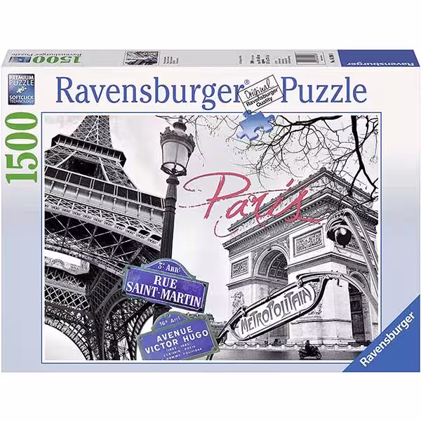 پازل 1500 قطعه Ravensburger طرح پاریس عشق من