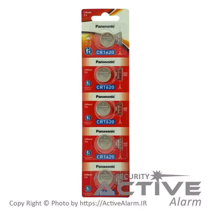 قیمت باطری سکه‌ای پاناسونیک مدل CR1620 لیتیوم 3 ولت
