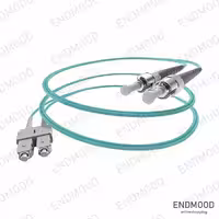 پچ کورد فیبر نوری 10 متری داپلکس نگزنس Nexans OM3 SC-ST