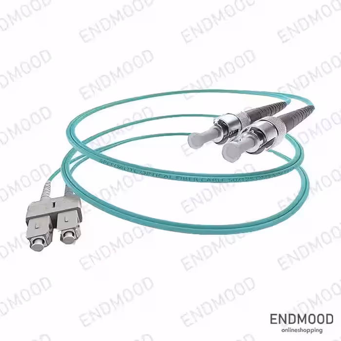 پچ کورد فیبر نوری 10 متری داپلکس نگزنس Nexans OM3 SC-ST