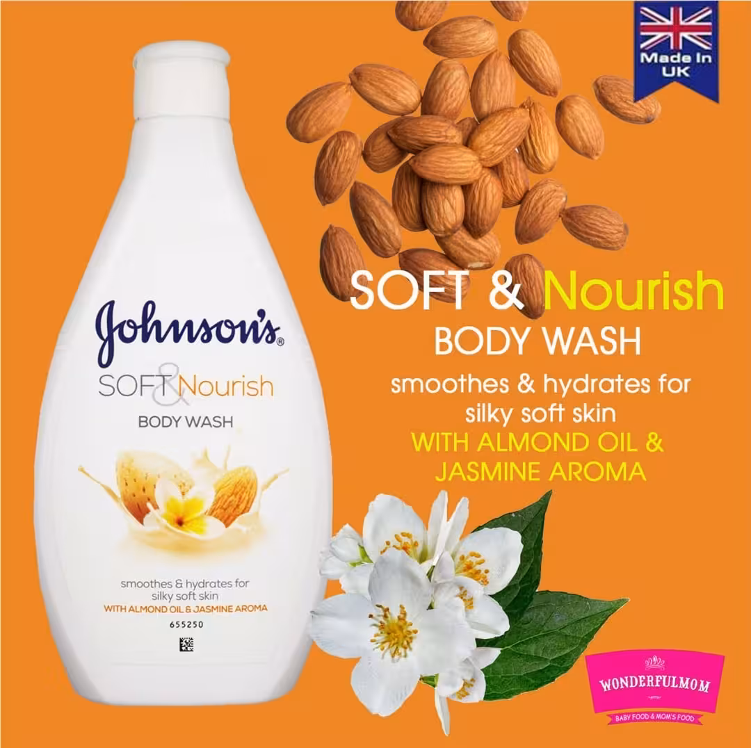 شامپو بدن جانسون JOHNSON soft nourish