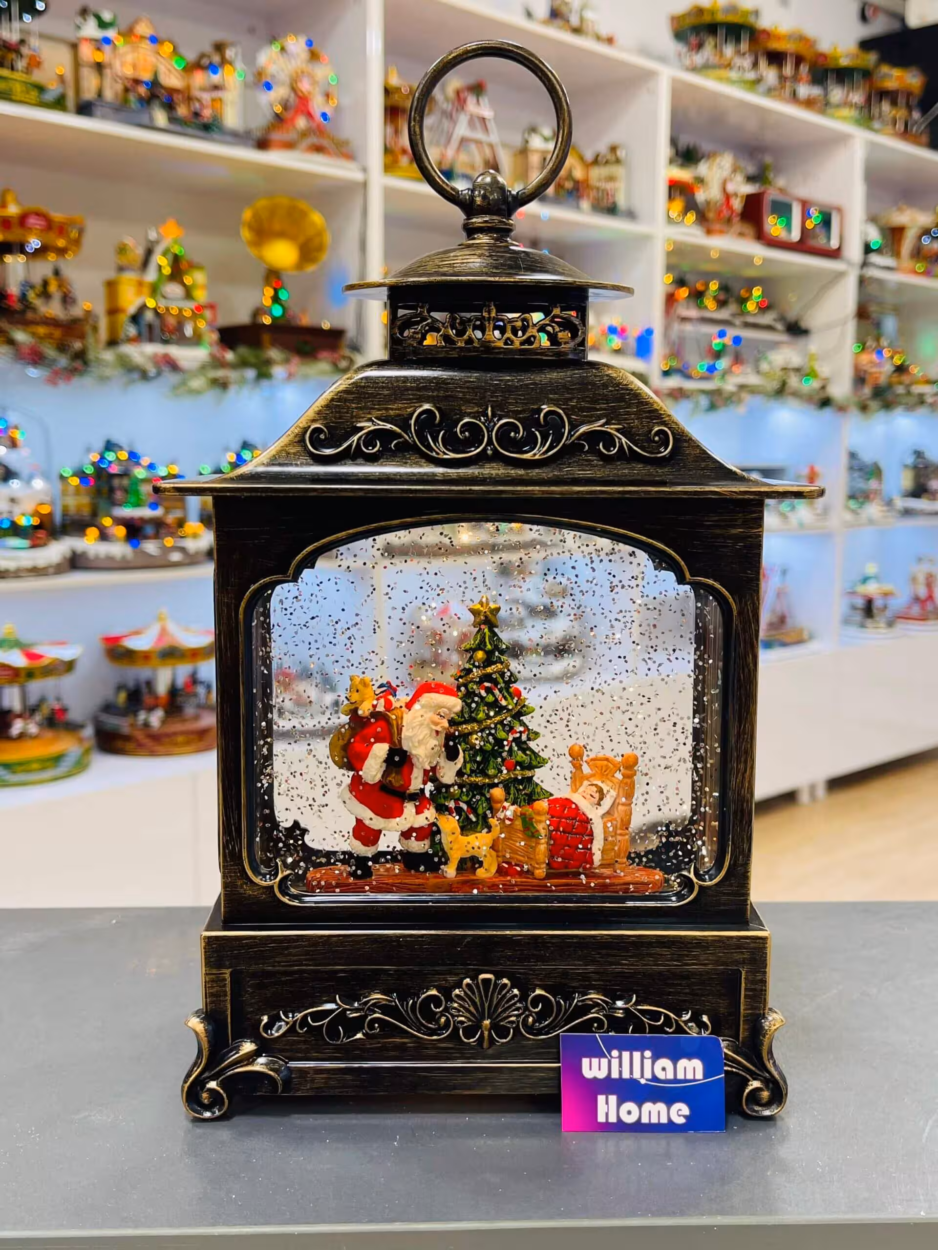 فانوس موزیکال کادو بابانوئل کریسمس به کودک