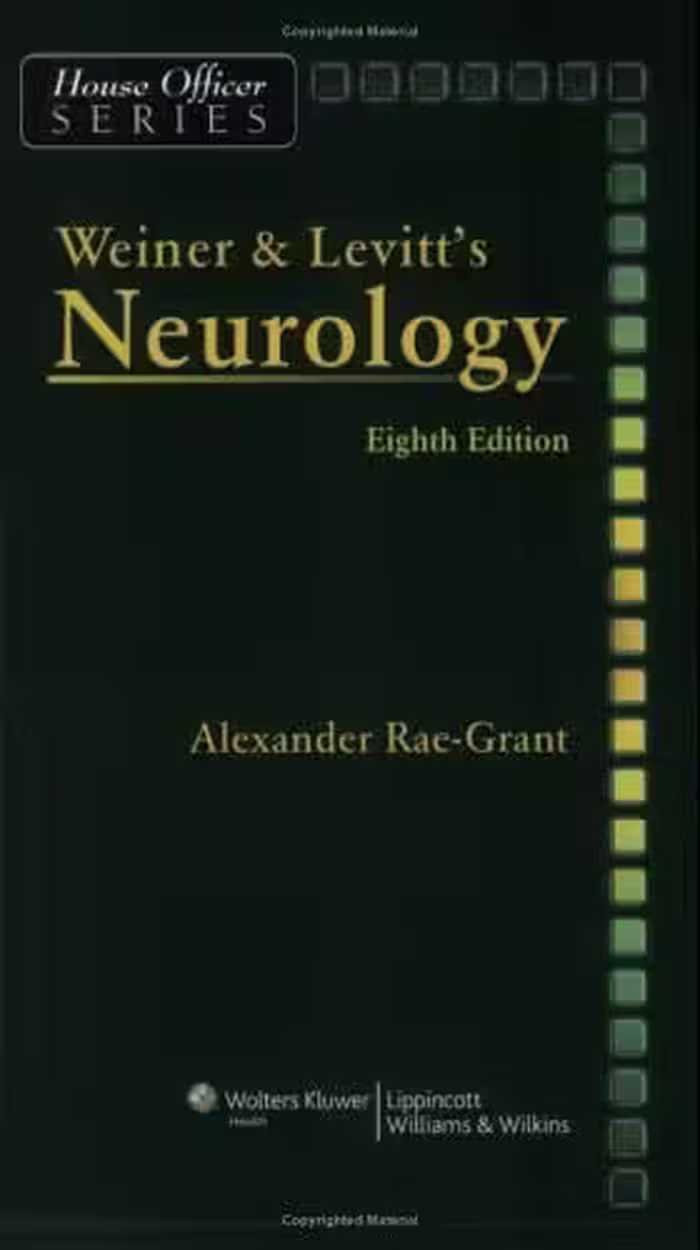 خرید و دانلود نسخه کامل کتاب Weiner and Levitt's Neurology, Eighth Edition (House Officer Series)