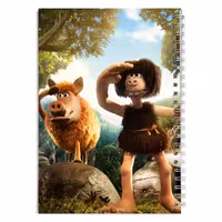 دفتر مشق کارتون انسانهای اولیه