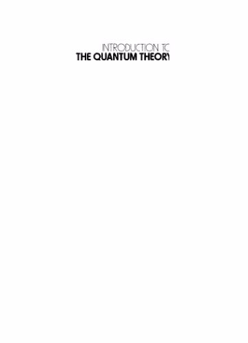 خرید و دانلود نسخه کامل کتاب Introduction to the quantum theory