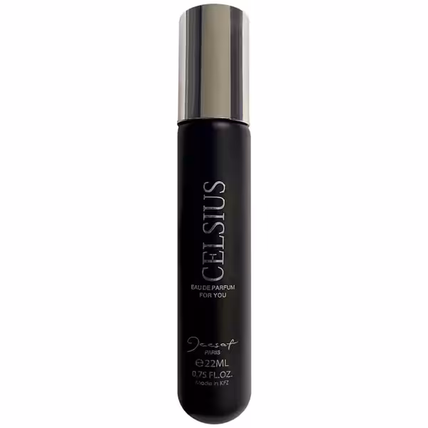 عطر مردانه جیبی مدل سلسیوس Celsius ژک ساف 22 میلی لیتر Jacsaf