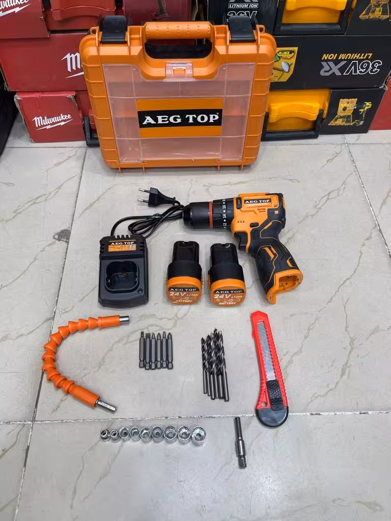 دریل شارژی 24 ولت AEG