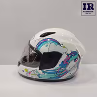 کلاه کاسکت بچه گانه ردلاین Redline کد 73 - سفید