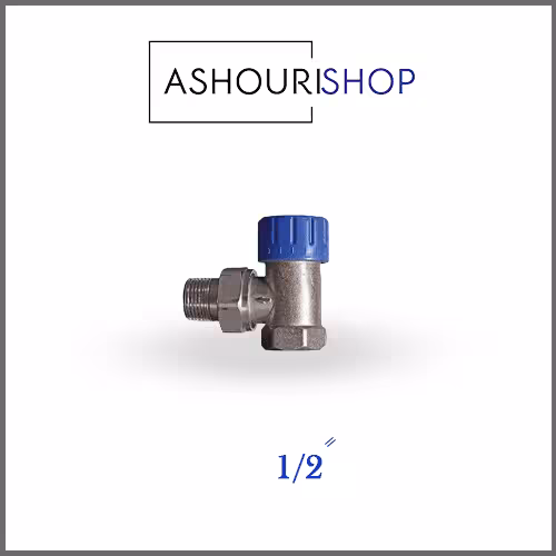 شیر رادیاتوری ترموستاتیک رفت 1/2 برند نیوپایپ