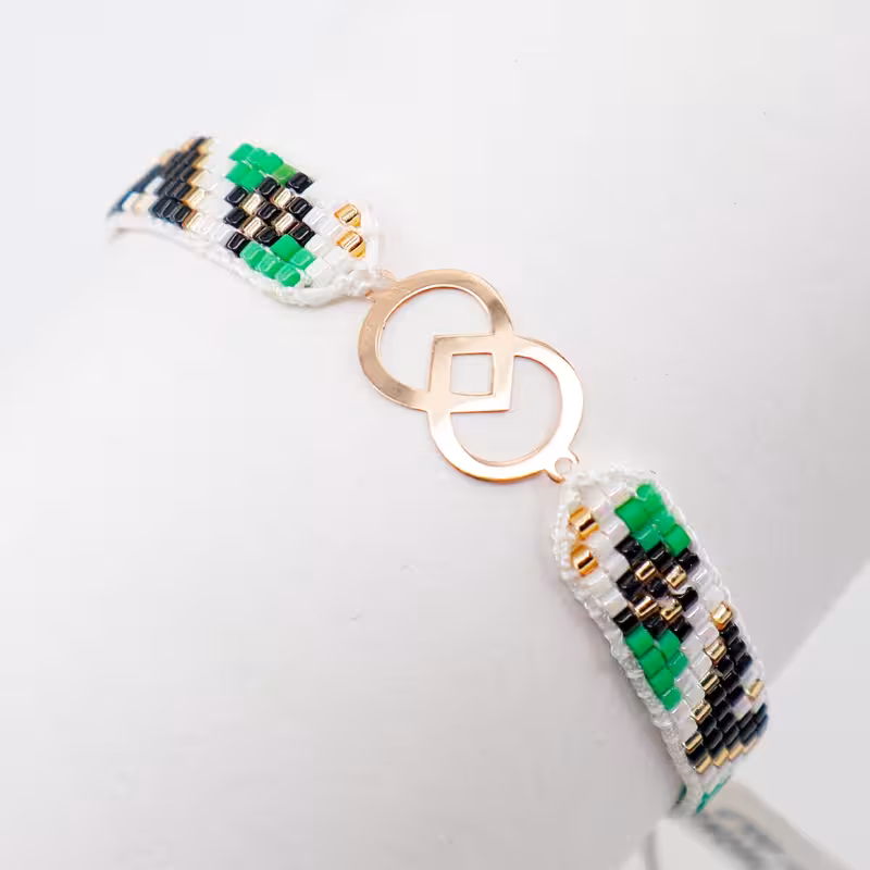 دستبند بافت طلا