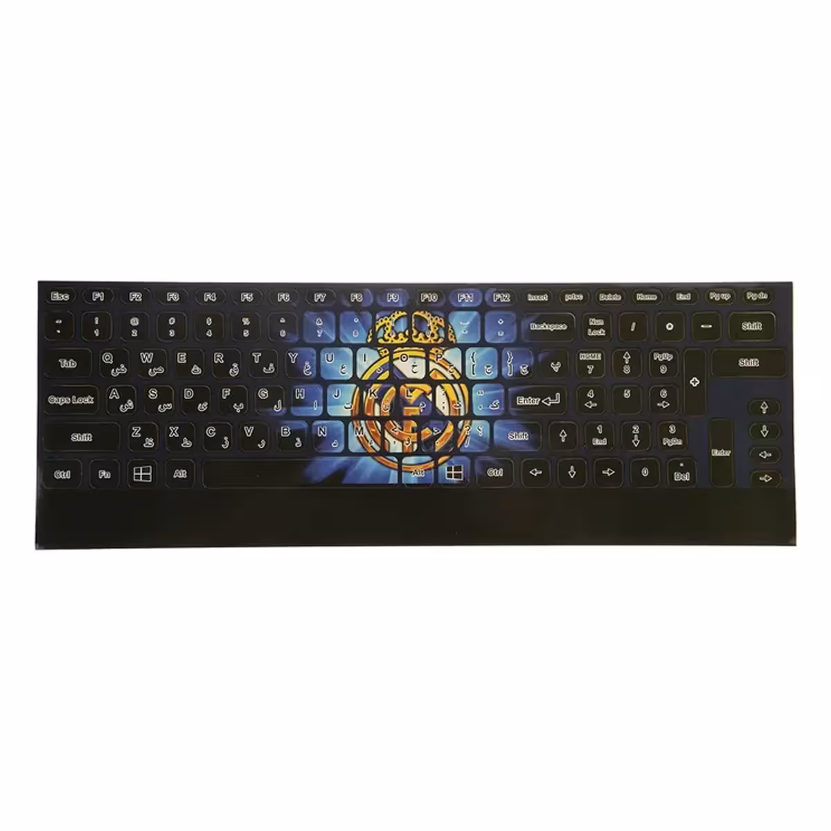برچسب حروف فارسی کیبورد رئال مادرید کد 23