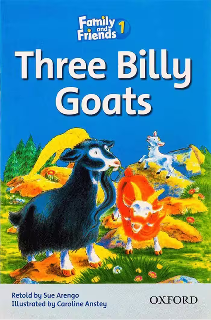 فمیلی اند فرندز ریدرز 1 | کتاب داستان انگلیسی Family and Friends Readers 1: Three Billy Goats