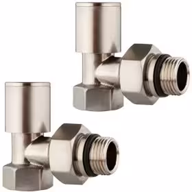 شیر رادیاتور گرد کروم مات