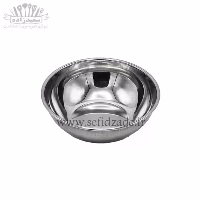 کاسه استیل ساده 18 سانتی