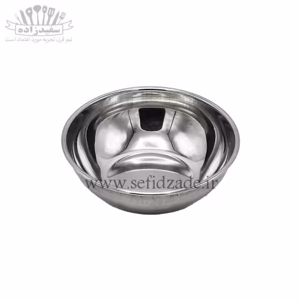 کاسه استیل ساده 18 سانتی