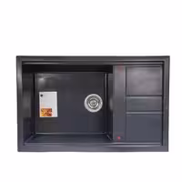 سینک ظرفشویی گرانیتی سولار مدل s35 ذغالی