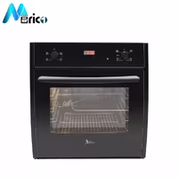 فر برق و گاز اخوان کد F34 شیشه مشکی پنل مکانیکی