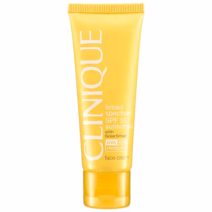 قیمت و خرید کرم ضدآفتاب و ضدچروک کلینیک مدل Solar Smart با SPF50 حجم 50 میل - پوست کالا