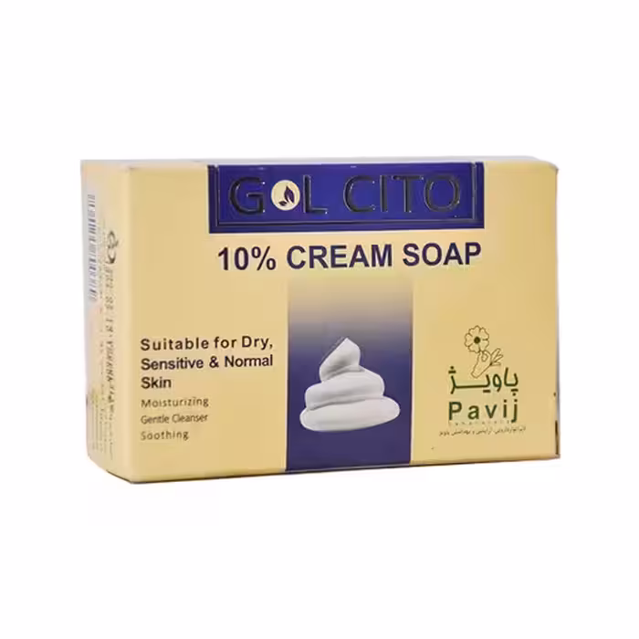 قیمت و خرید صابون 10 درصد کرمدار گل سیتو 125 گرم -