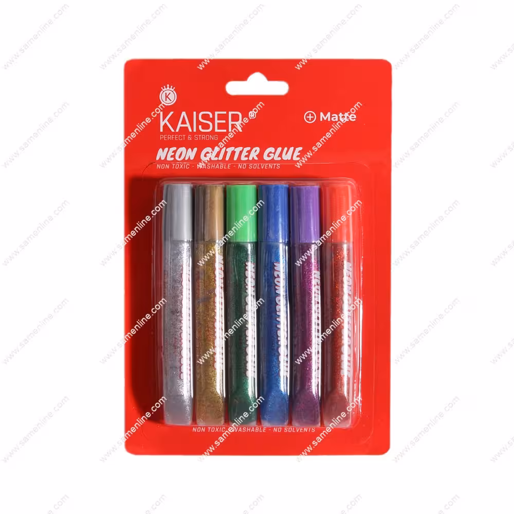 چسب اکلیلی 6 رنگ کایزر