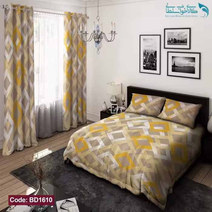 روتختی کلاسیک طرح لوزی دونفره کد BD1610