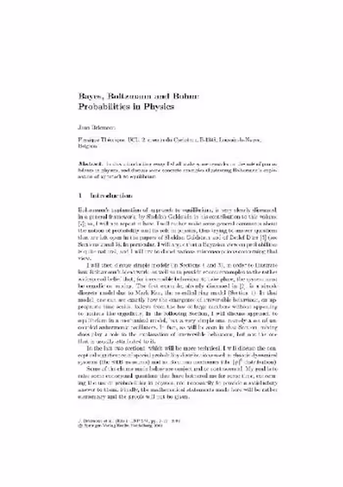 خرید و دانلود نسخه کامل کتاب Probabilities in physics