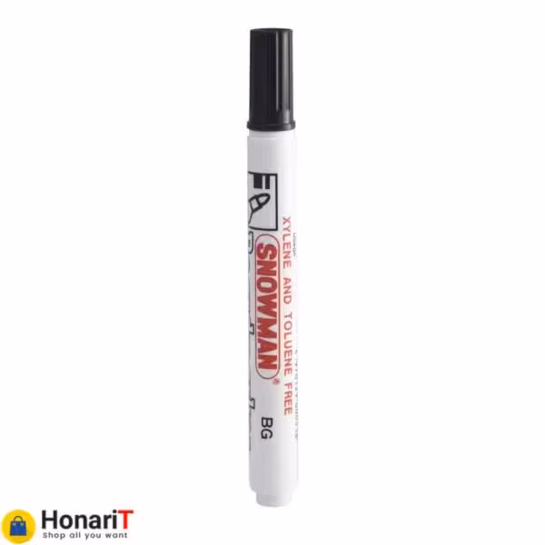 ماژیک وایت برد اسنومن رنگ مشکی