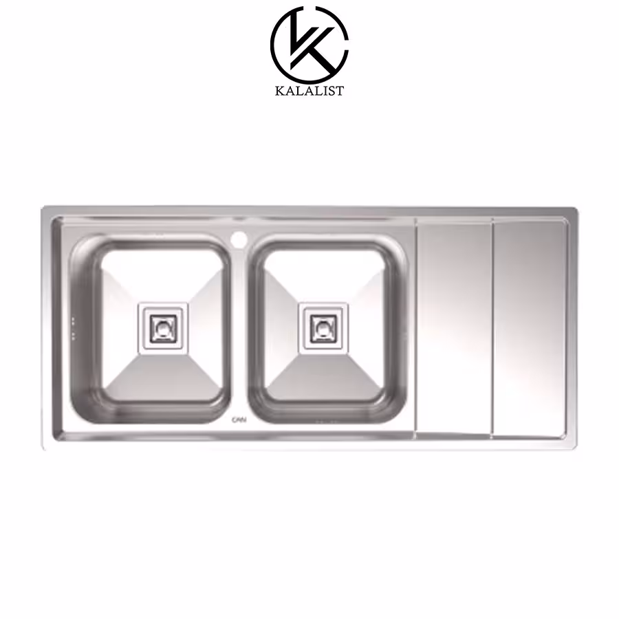 سینک کن استیل توکار مدل 8132