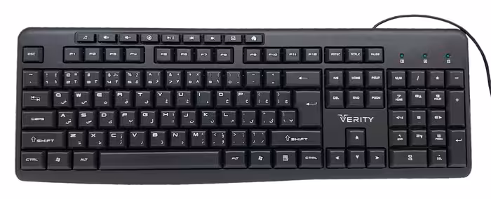 کیبورد سیمدار VERITY 6133