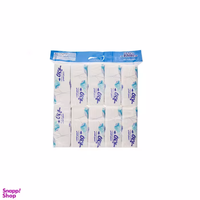 دستمال کاغذی 100 برگ بی تا مدل White بسته 10 عددی