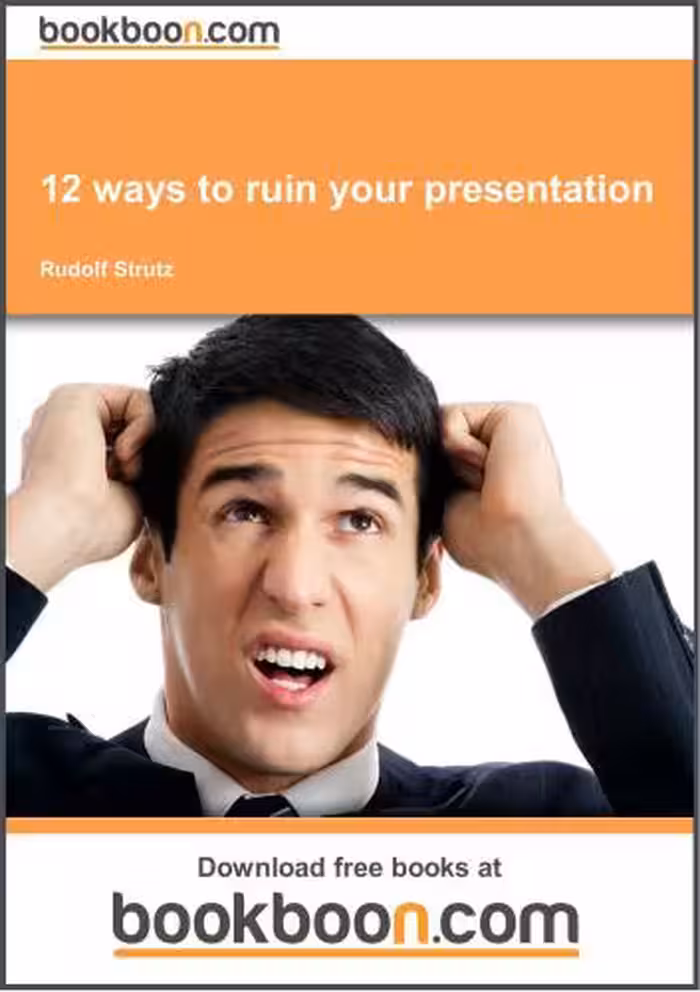 خرید و دانلود نسخه کامل کتاب 12 ways to ruin your presentation